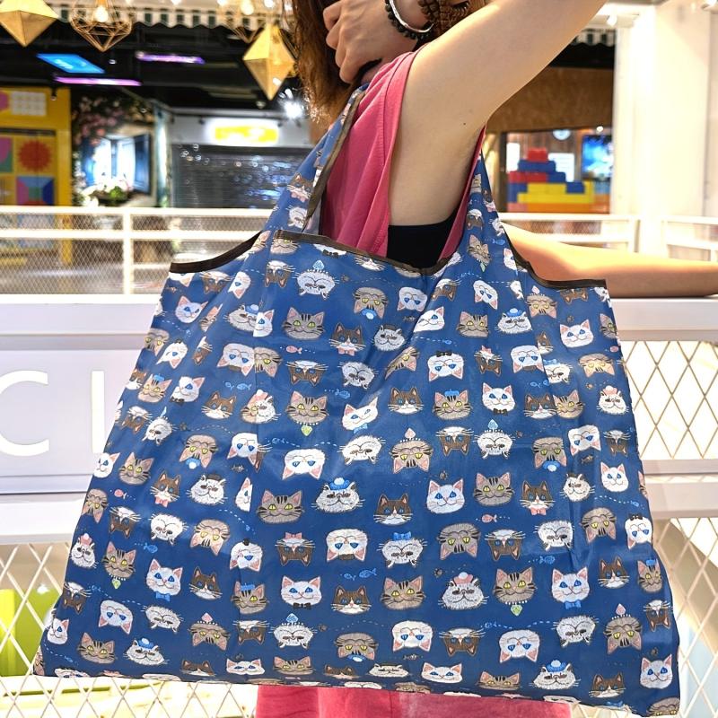 Foldable Eco Friendly Nylon Grocery Bags Reusable Waterproof Shopping Bag