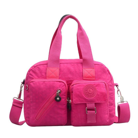 Stylish Nylon Crossbody Bag Large Capacity Durable Shoulder Bag
