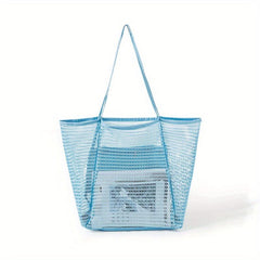 Breathable Mesh Summer Beach Bag Lightweight Travel Tote Bag