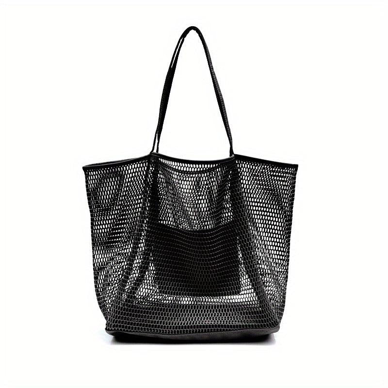 Breathable Mesh Summer Beach Bag Lightweight Travel Tote Bag