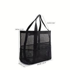 Large Capacity Mesh Beach Bag Travel Washing Bag