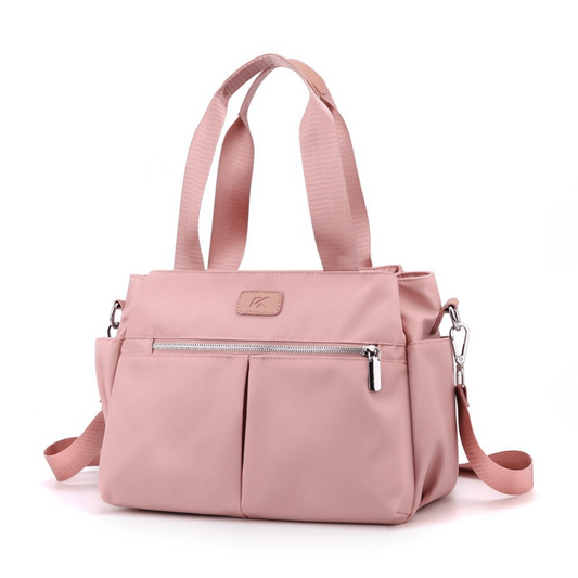 Casual Sports Shoulder Bag Solid Crossbody Bag Versatile Zipper Bag
