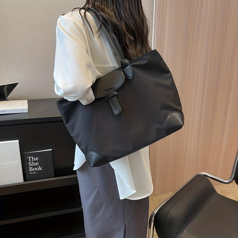 Casual Oxford Cloth Tote Bag Large Capacity Shoulder Bag