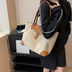 Casual Oxford Cloth Tote Bag Large Capacity Shoulder Bag