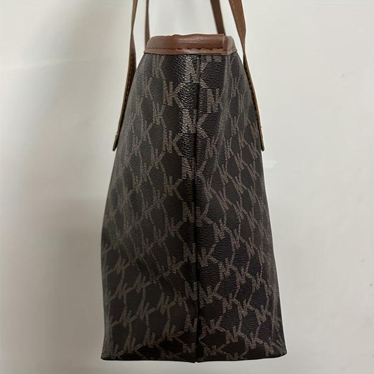 Vintage Pattern Shoulder Bag Tote Bag, Large Capacity for Work