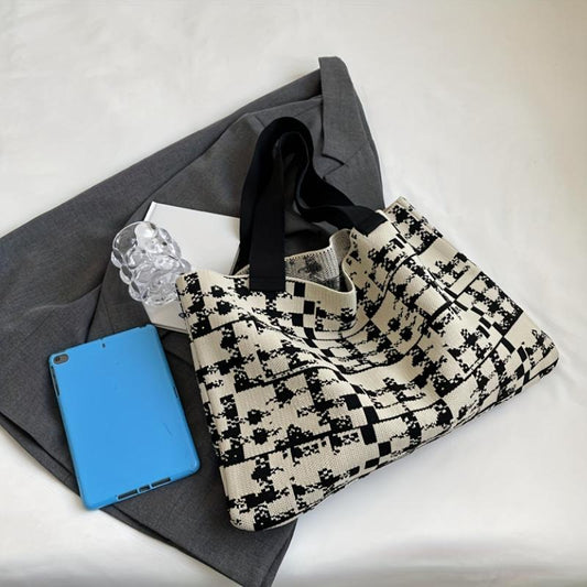 Large Capacity Hobo Bag Lightweight Shoulder Shopping Bag