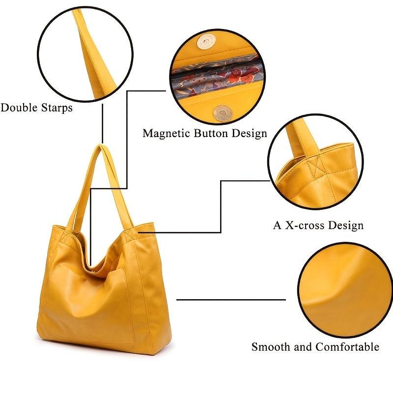 Large Tote Bag Women's Shoulder Bag For Work & School