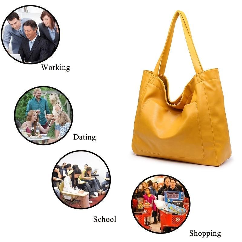 Large Tote Bag Women's Shoulder Bag For Work & School