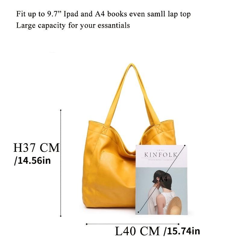 Large Tote Bag Women's Shoulder Bag For Work & School