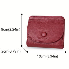 Mini Bifold Wallet Minimalist Clutch Coin Purse