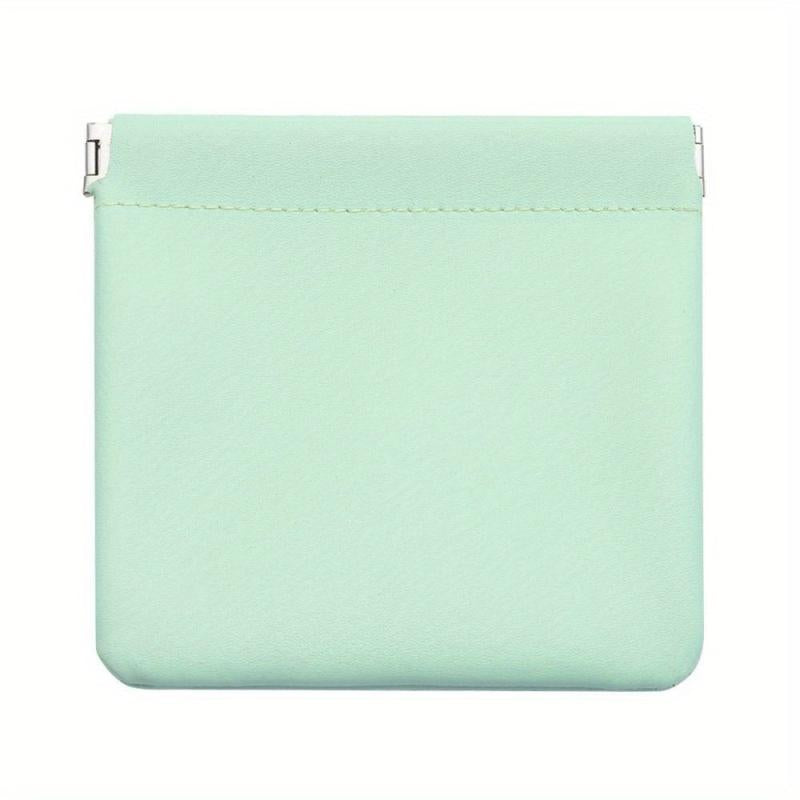 PU Leather Earphone Storage Bag Coin Pocket Purse Mini Wallet