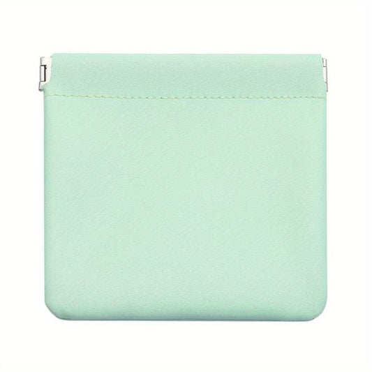PU Leather Earphone Storage Bag Coin Pocket Purse Mini Wallet