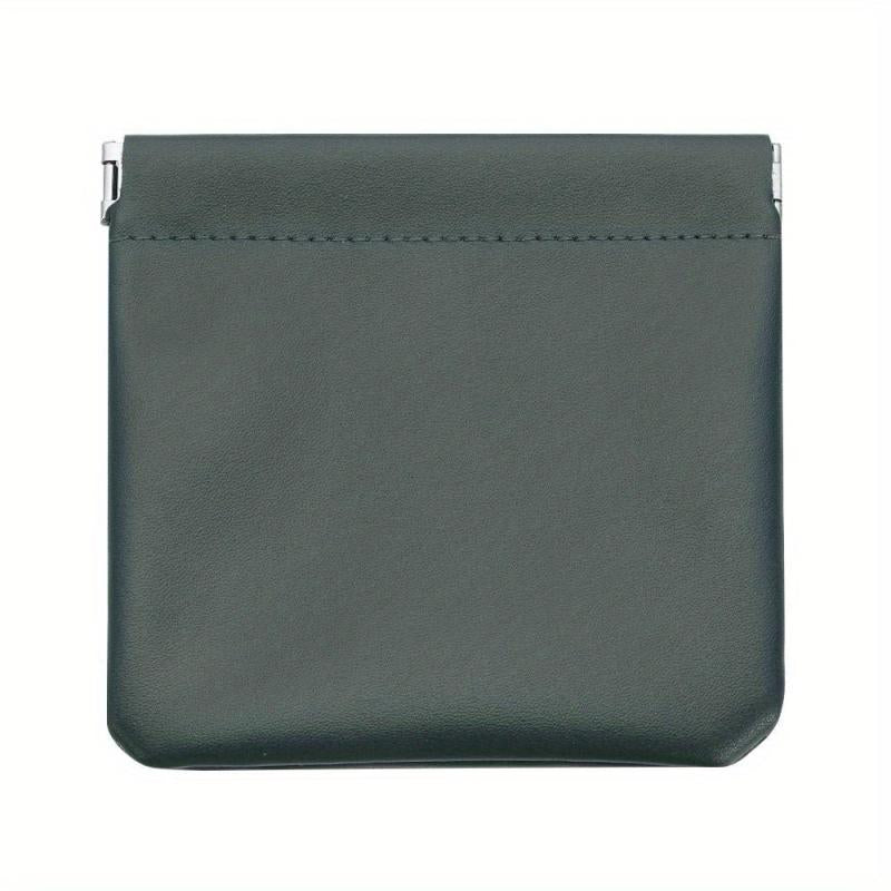 PU Leather Earphone Storage Bag Coin Pocket Purse Mini Wallet