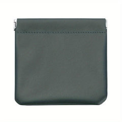 PU Leather Earphone Storage Bag Coin Pocket Purse Mini Wallet
