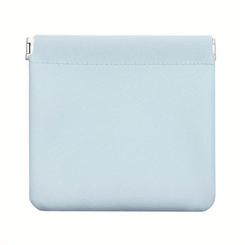 PU Leather Earphone Storage Bag Coin Pocket Purse Mini Wallet