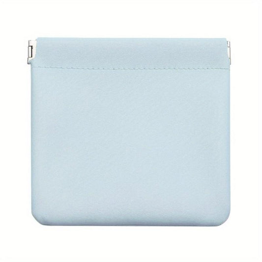 PU Leather Earphone Storage Bag Coin Pocket Purse Mini Wallet