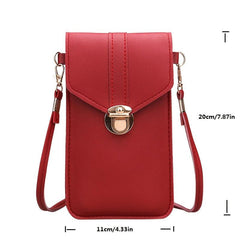 Crossbody Bag with Touch Screen Mobile Phone Compartment