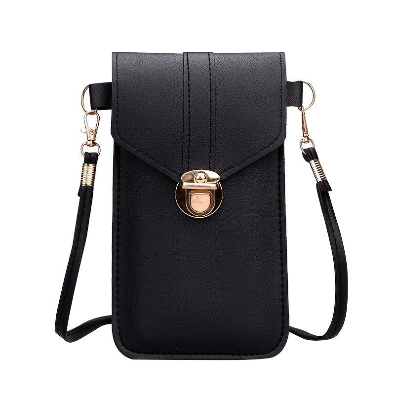 Crossbody Bag with Touch Screen Mobile Phone Compartment