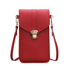 Crossbody Bag with Touch Screen Mobile Phone Compartment