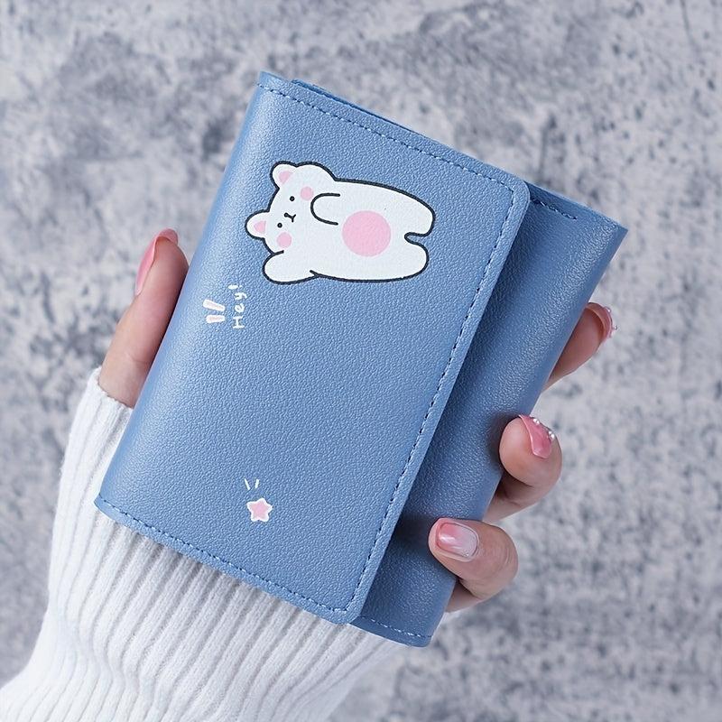 Women's Small Purse with Cartoon Rabbit Design