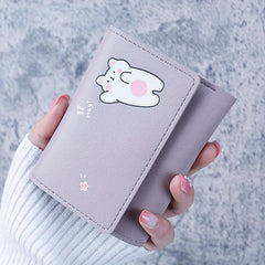 Women's Small Purse with Cartoon Rabbit Design
