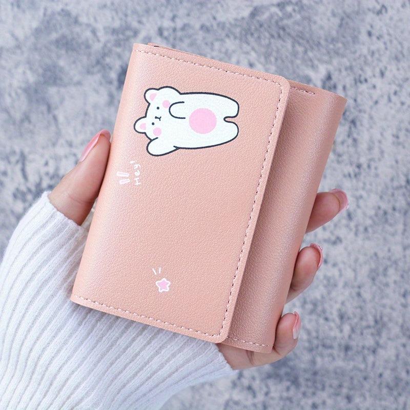 Women's Small Purse with Cartoon Rabbit Design
