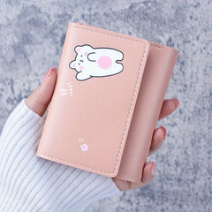 Women's Small Purse with Cartoon Rabbit Design