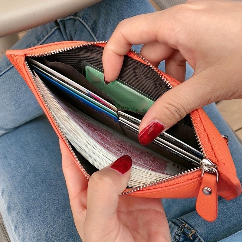 Long Zipper Wallet Clutch Purse Phone Storage Bag