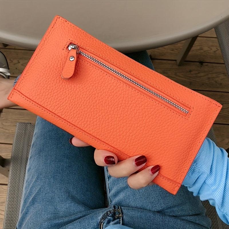 Long Zipper Wallet Clutch Purse Phone Storage Bag