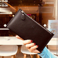 Long Zipper Wallet Clutch Purse Phone Storage Bag