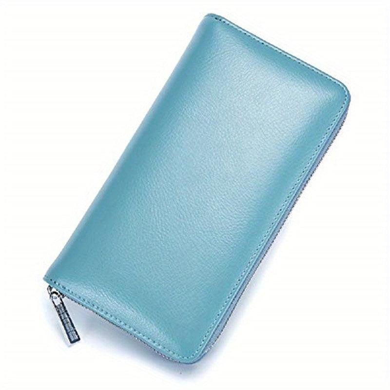 Large Capacity Zipper Credit Card Wallet Coin Purse Clutch