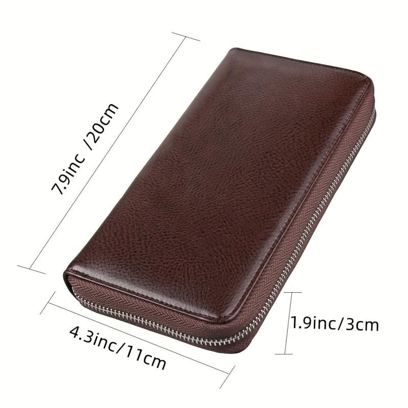 Large Capacity Zipper Credit Card Wallet Coin Purse Clutch