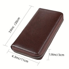Large Capacity Zipper Credit Card Wallet Coin Purse Clutch