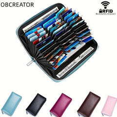Large Capacity Zipper Credit Card Wallet Coin Purse Clutch