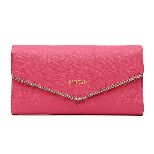 Trifold Long Wallet with ID Windows & Card Slots