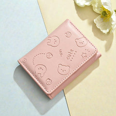 Cartoon Graphic Small Wallet Women's Wallet With Card Slots & ID Window