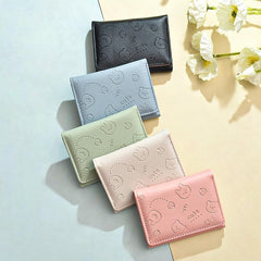 Cartoon Graphic Small Wallet Women's Wallet With Card Slots & ID Window