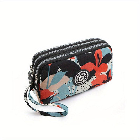 Women's Nylon Handbags Wrist Wallet Clutch Coin Purse