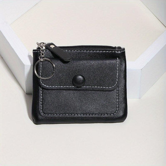 Women's Mini Coin Purse Solid Wallet Casual Storage Bag
