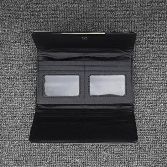Laser Geometric Pattern Trifold Wallet