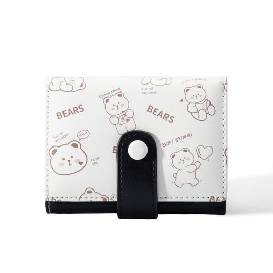 Bunny Wallet Trifold PU Short Wallet For Women