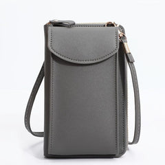 Women's Minimalist Cell Phone Shoulder Bag Multifunctional Coin Purse
