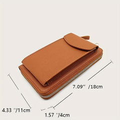 Women's Minimalist Cell Phone Shoulder Bag Multifunctional Coin Purse