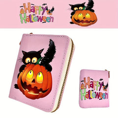 Niche Ghost Pattern Short Wallet Clutch Coin Purse
