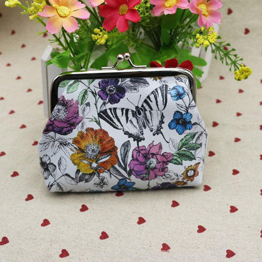 Cartoon Print Coin Purse Women's Small Storage Bag For Keys & Lipstick