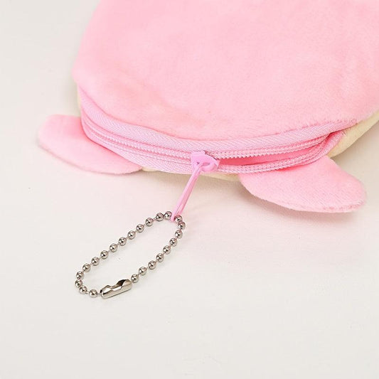 Cartoon Coin Purse Zipper Storage Bag For Keys & Earphone