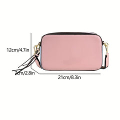 Small Wide Strap Crossbody Bag with Pockets Coin Purse for Women