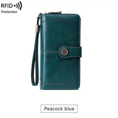 Women's Vintage Wallet Minimalist Coin Purse Clutch With Card Slots
