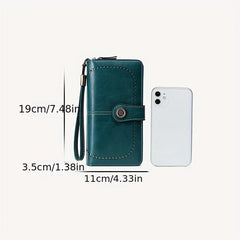 Women's Vintage Wallet Minimalist Coin Purse Clutch With Card Slots