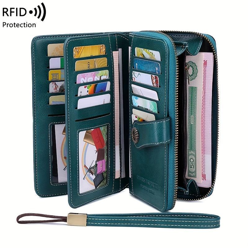 Women's Vintage Wallet Minimalist Coin Purse Clutch With Card Slots